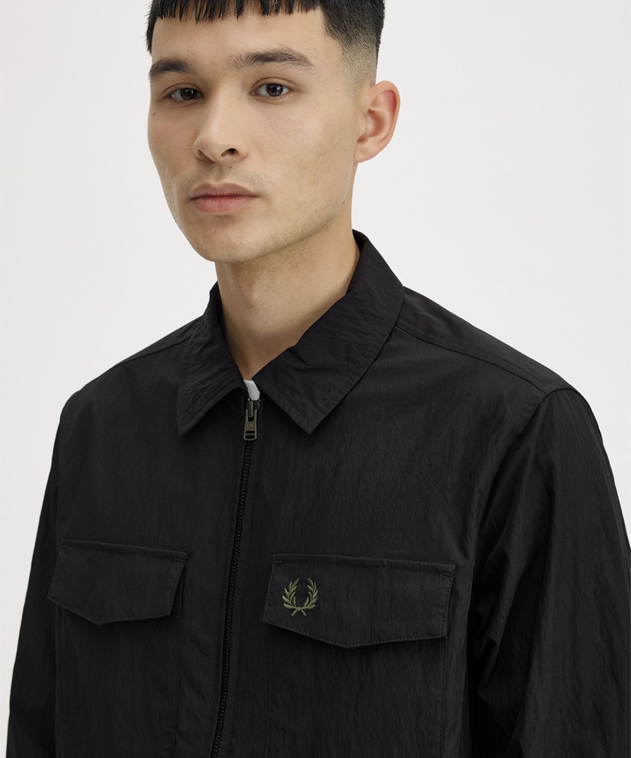 resm Fred Perry Zip Through Overshirt