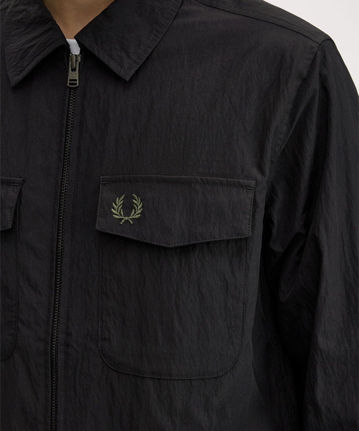 resm Fred Perry Zip Through Overshirt