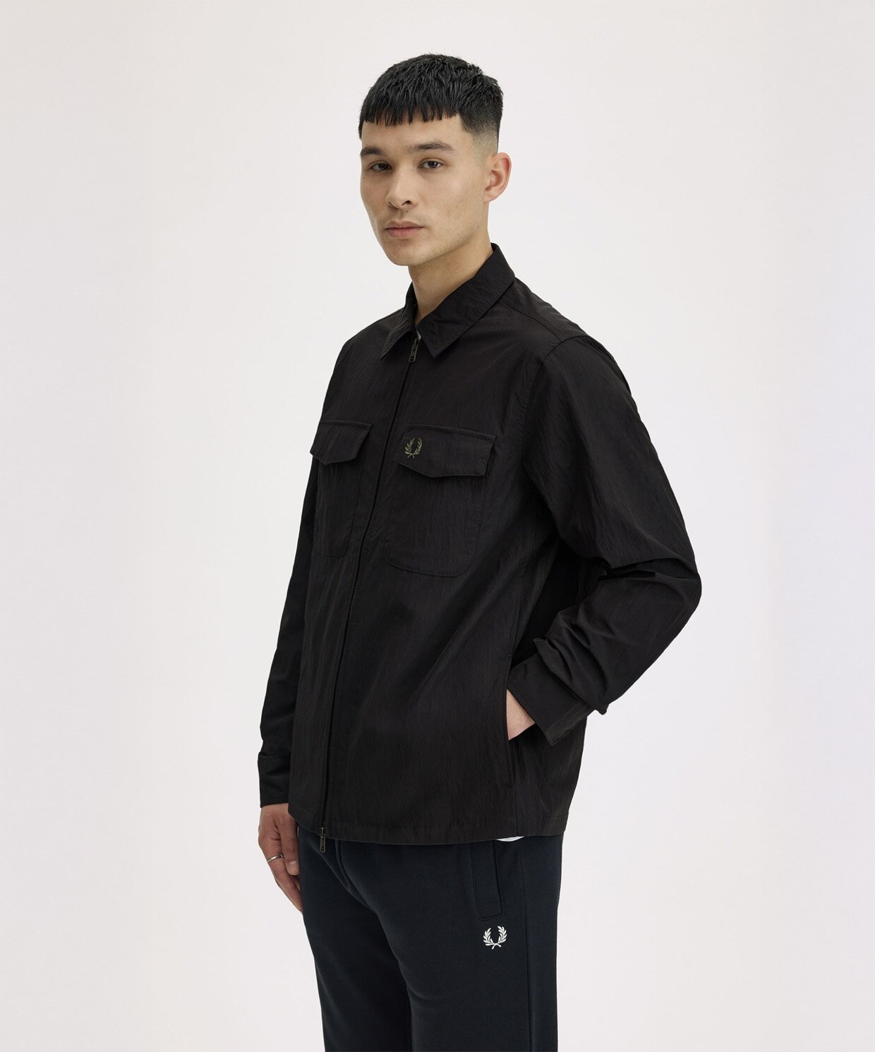 resm Fred Perry Zip Through Overshirt