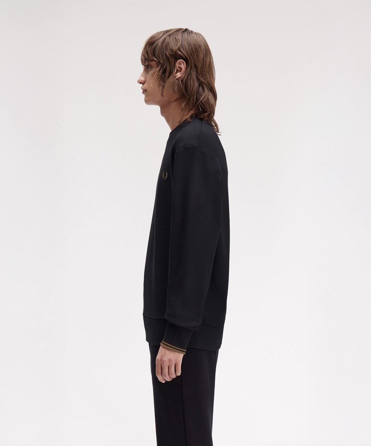 resm Fred Perry Crew Neck Sweatshirt