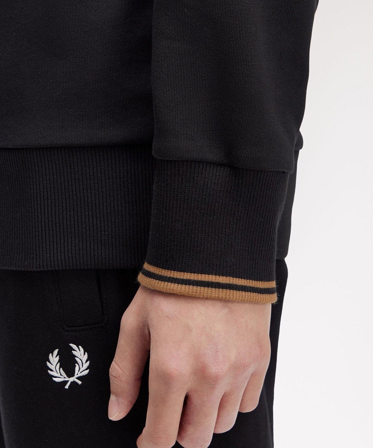resm Fred Perry Crew Neck Sweatshirt