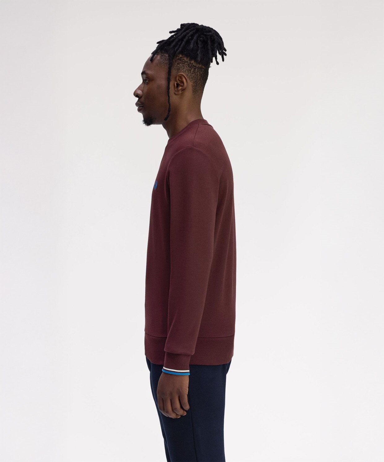 resm Fred Perry Crew Neck Sweatshirt