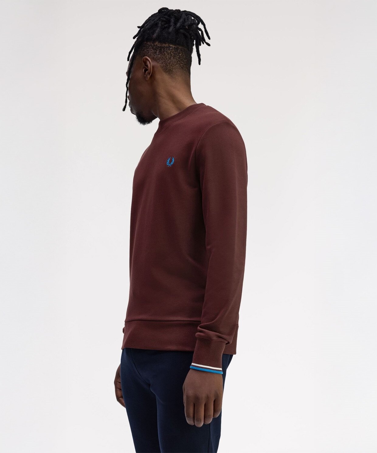 resm Fred Perry Crew Neck Sweatshirt