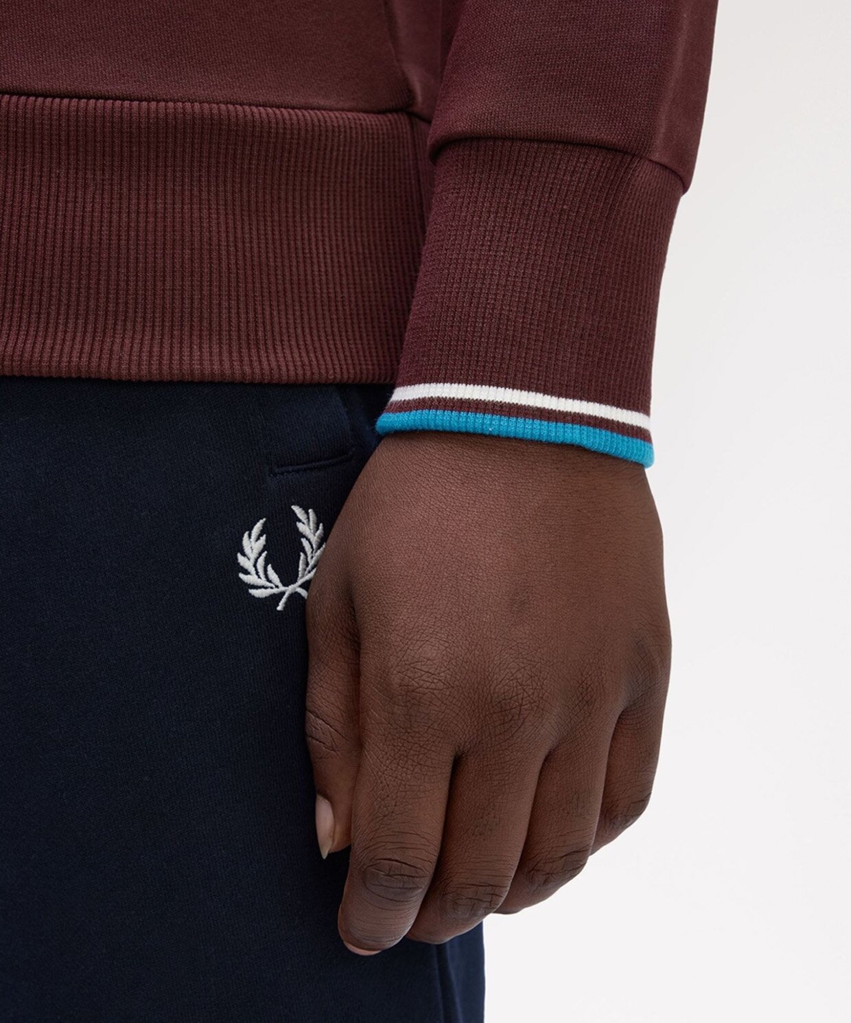 resm Fred Perry Crew Neck Sweatshirt