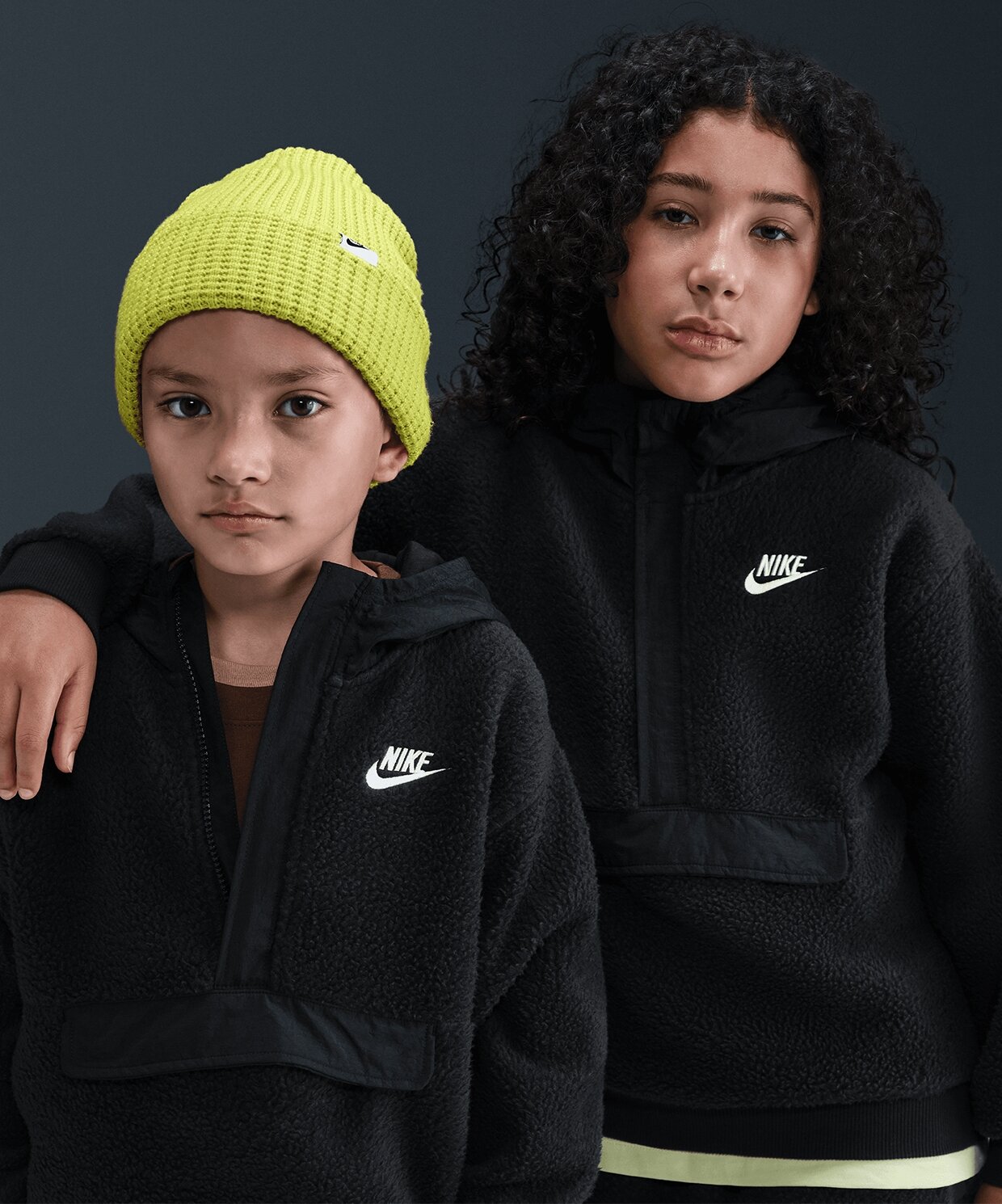 resm Nike Sportswear Club Fleece Loose 1/4-Zip Hoodie