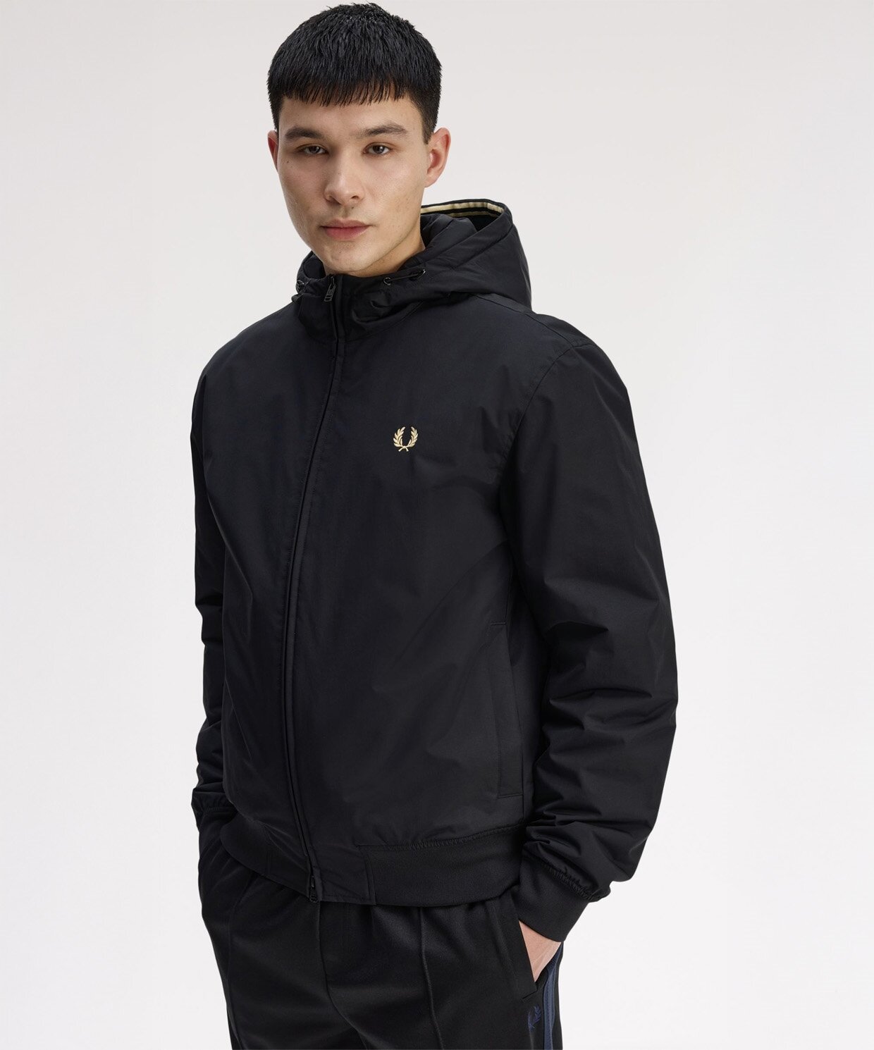 resm Fred Perry Hooded Brentham Jacket