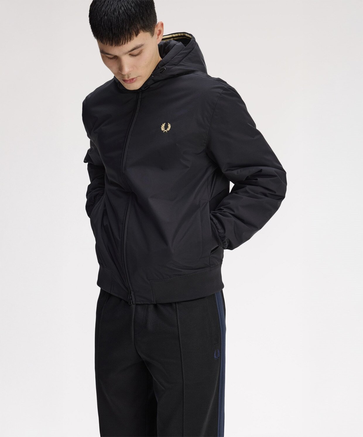 resm Fred Perry Hooded Brentham Jacket