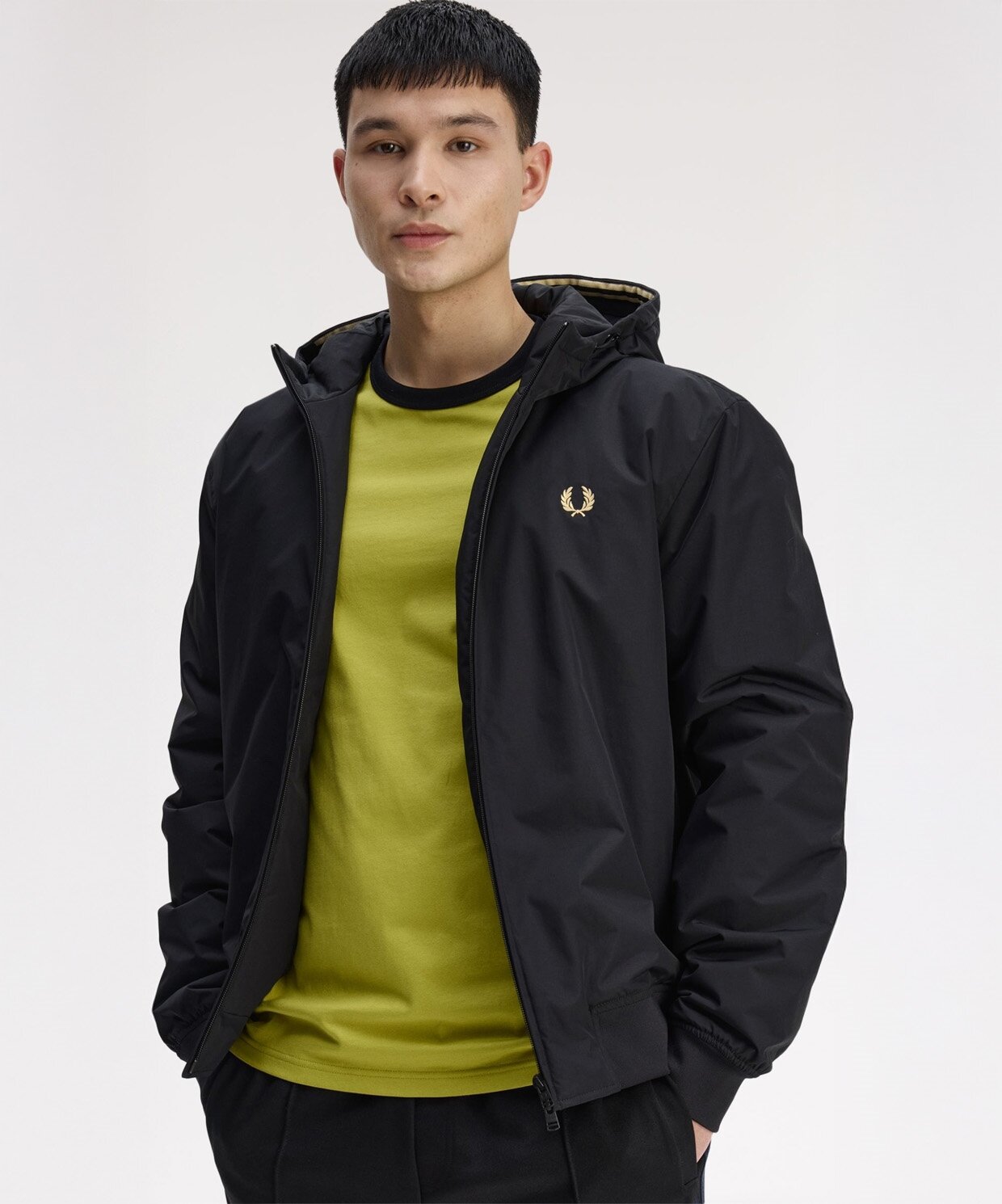 resm Fred Perry Hooded Brentham Jacket