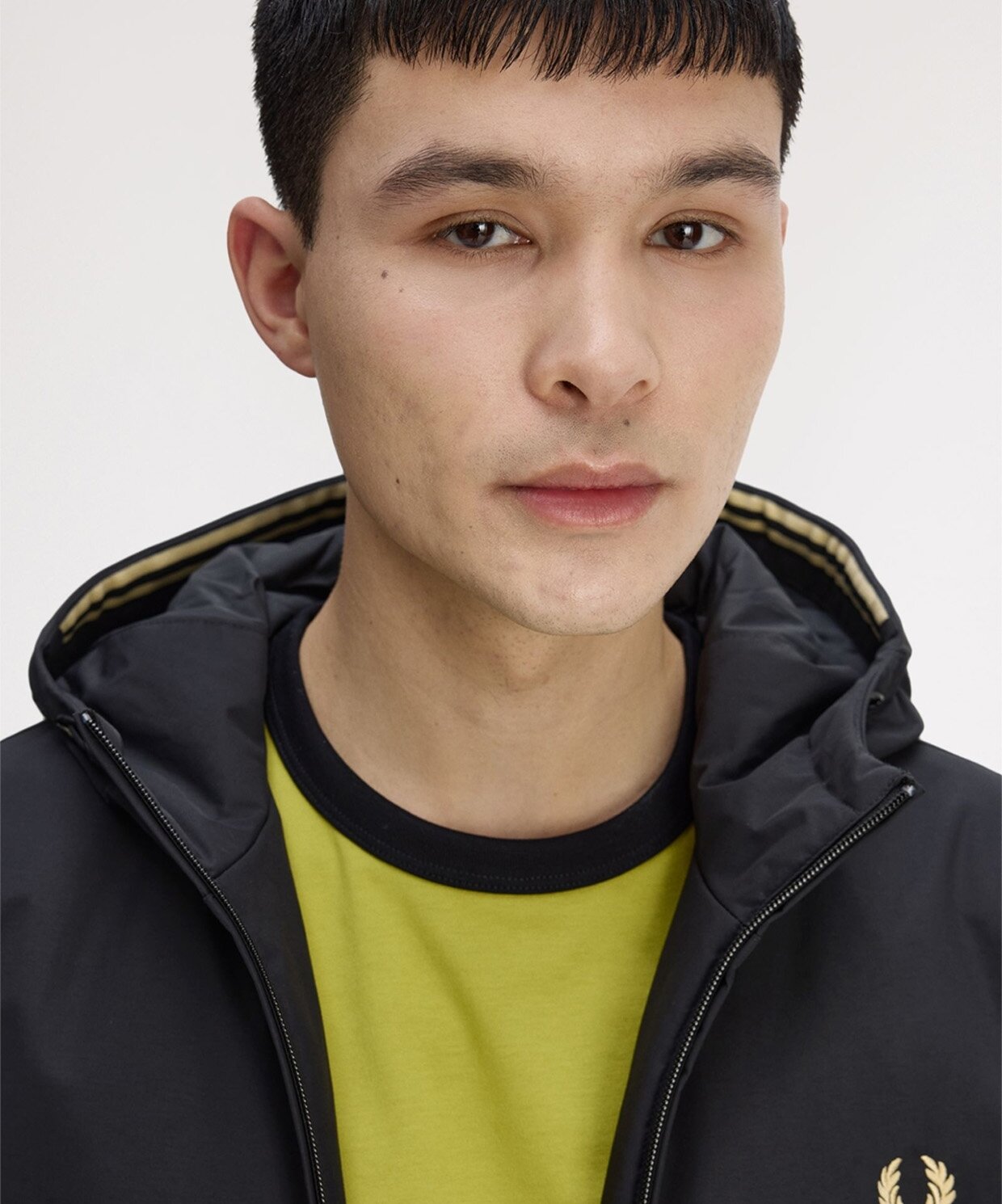 resm Fred Perry Hooded Brentham Jacket