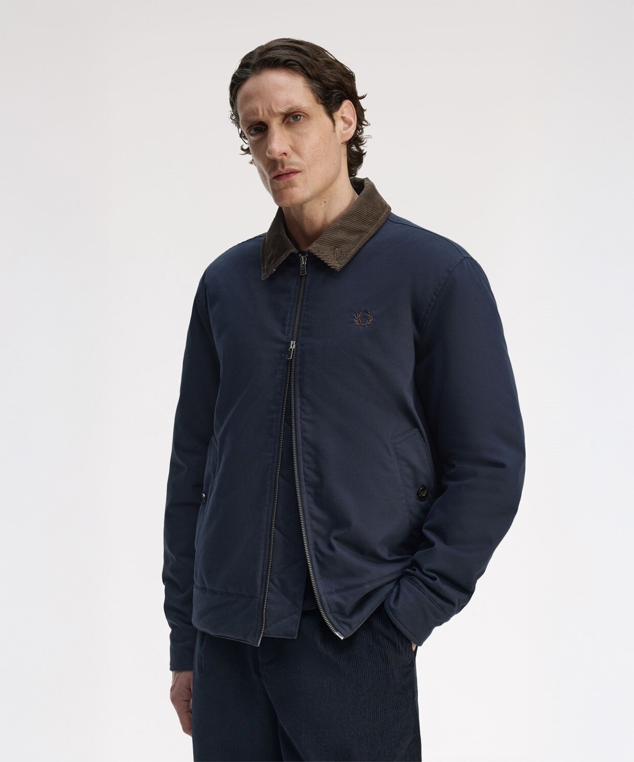 resm Fred Perry Cotton Caban Jacket