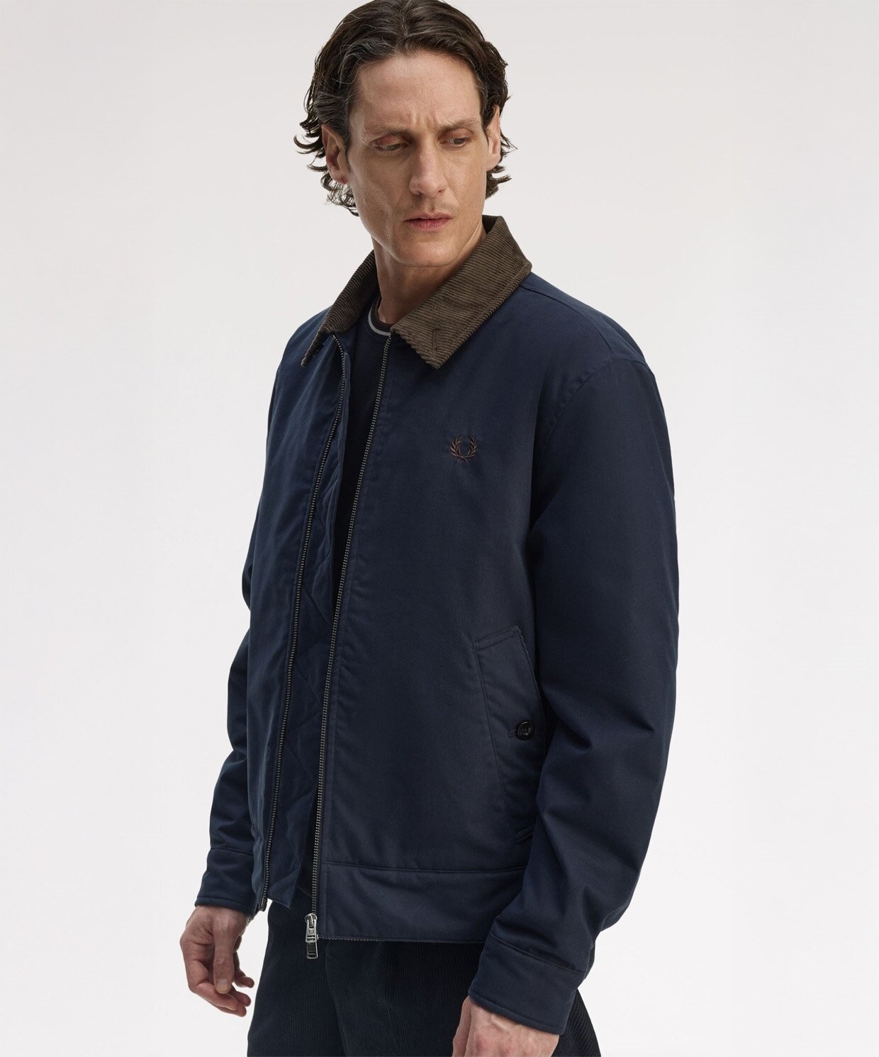 resm Fred Perry Cotton Caban Jacket