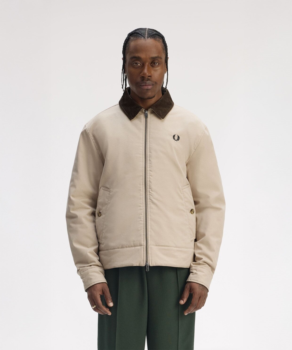 Fred Perry Cotton Caban Jacket