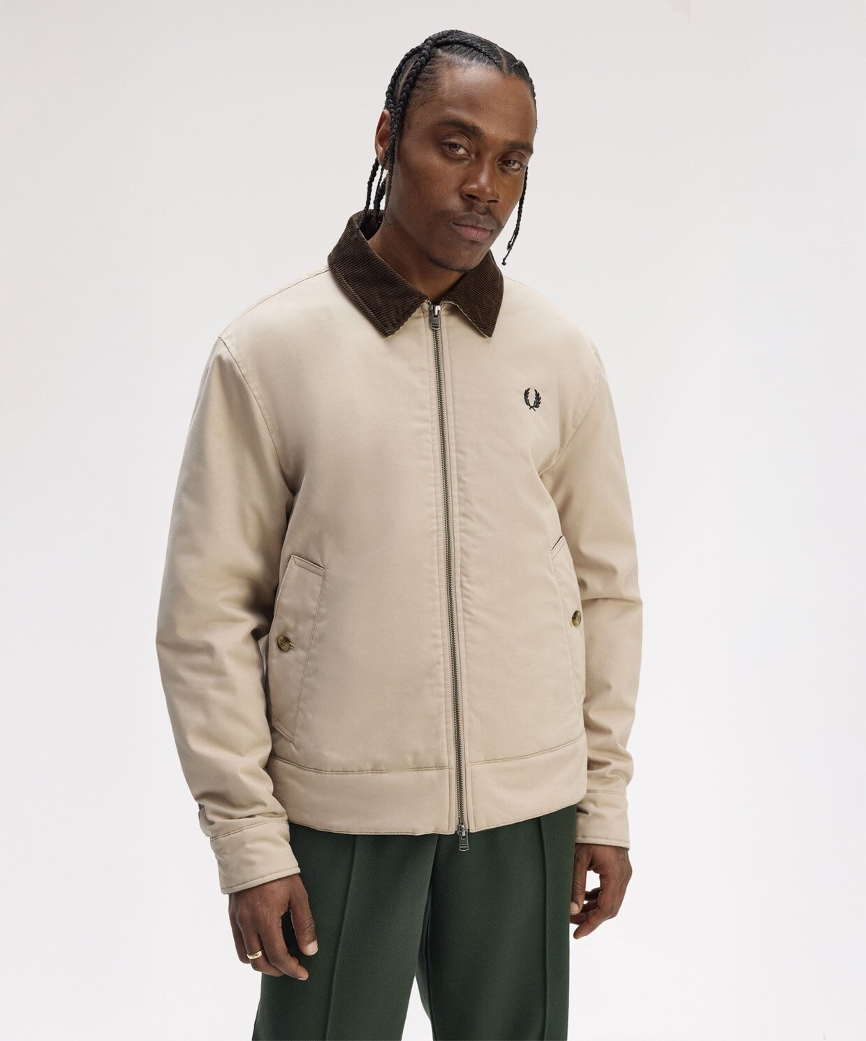 resm Fred Perry Cotton Caban Jacket