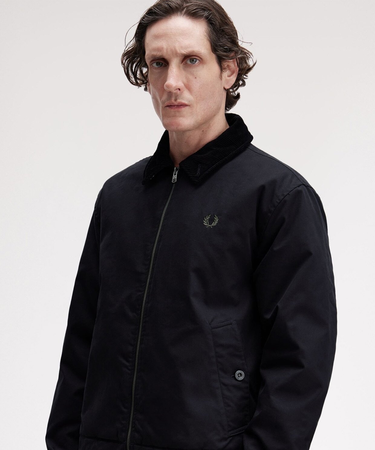 resm Fred Perry Cotton Caban Jacket