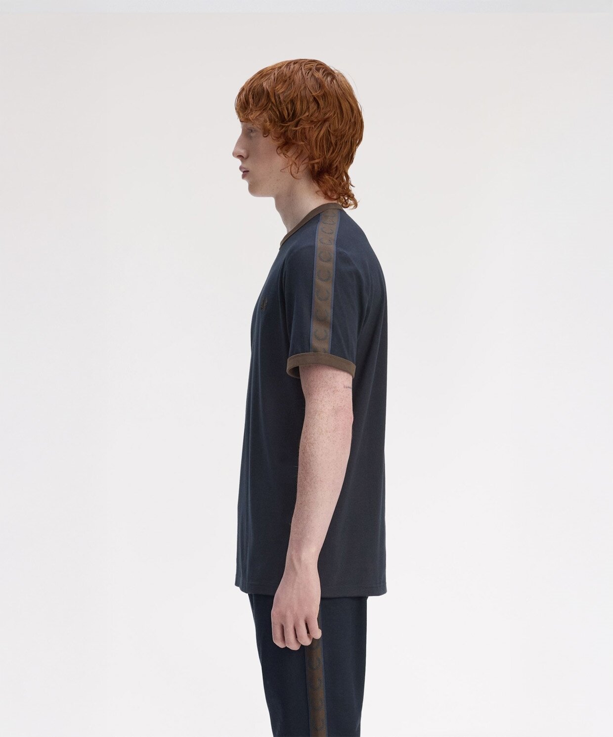 resm Fred Perry Contrast Tape Ringer T-Shirt
