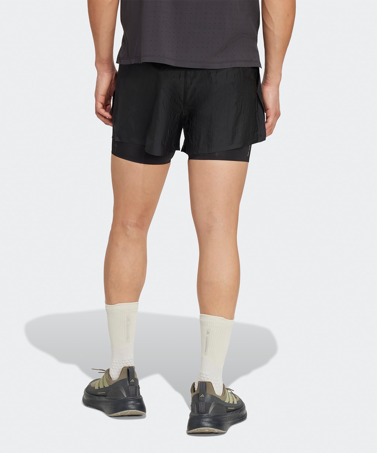 resm adidas Adi365 Hermanos Koumori Running 2-In-1 Shorts