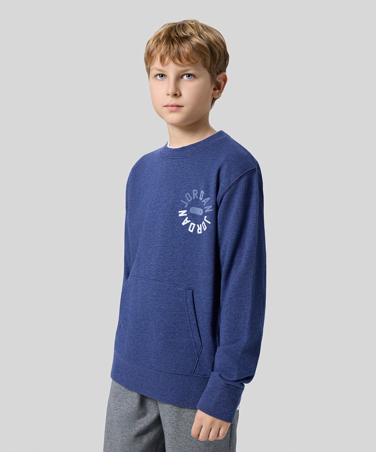 resm Jordan Flight Fleece Crew-Neck Sweatshirt