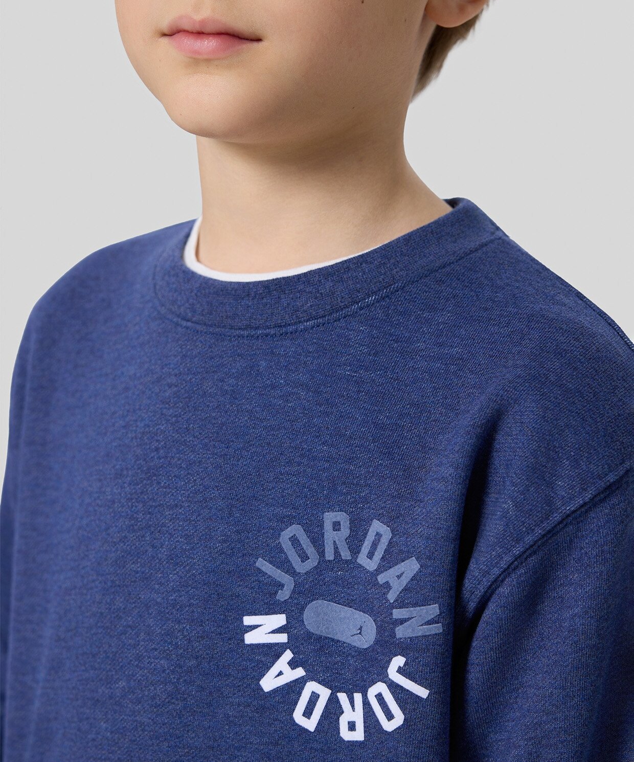 resm Jordan Flight Fleece Crew-Neck Sweatshirt