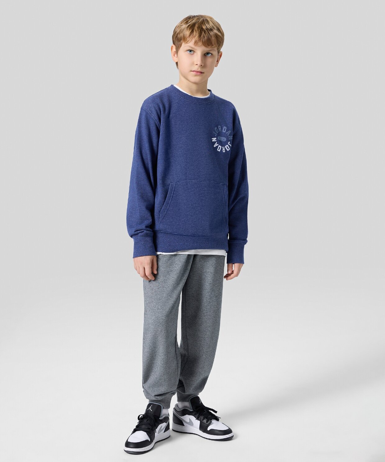 resm Jordan Flight Fleece Crew-Neck Sweatshirt