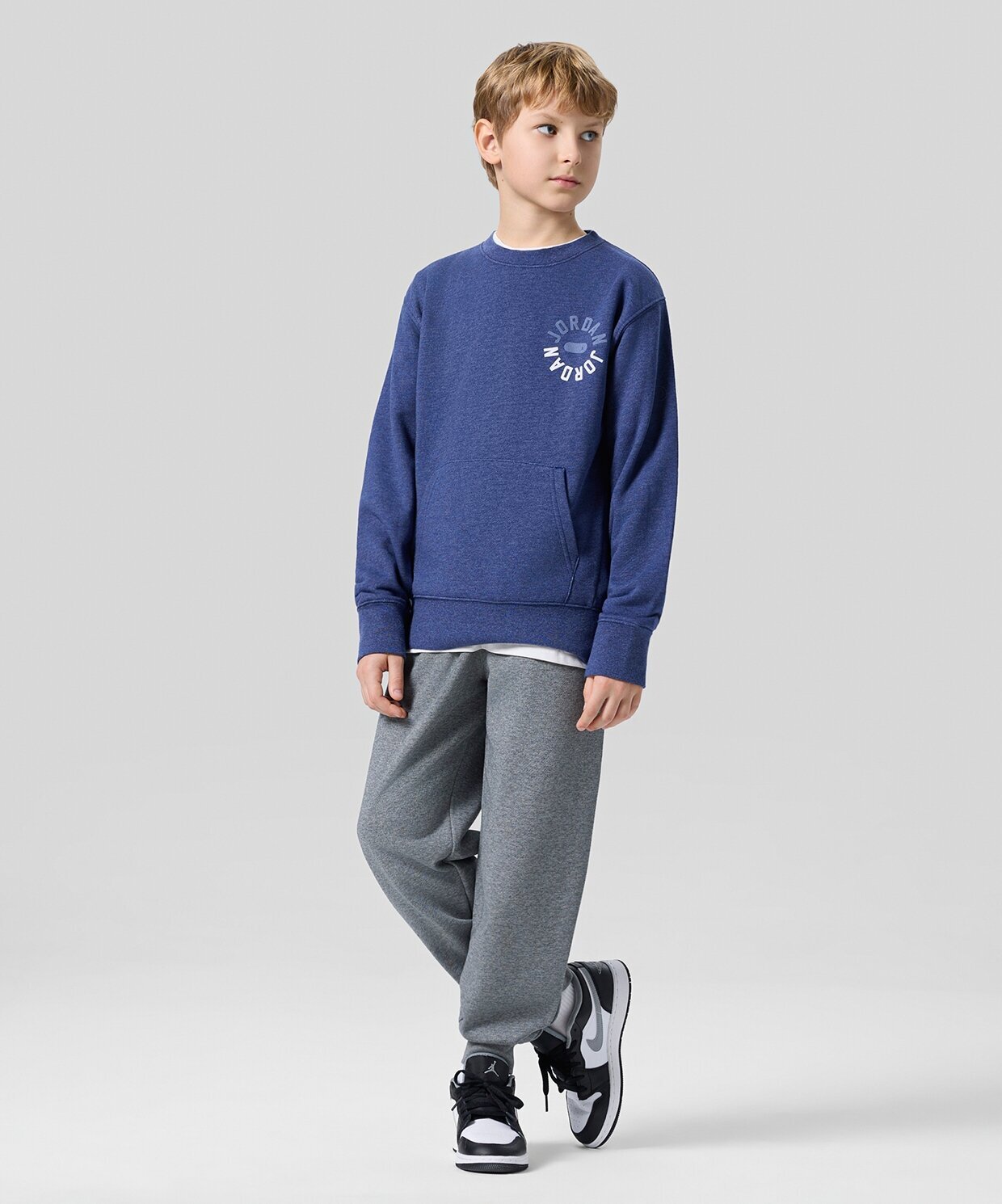 resm Jordan Flight Fleece Crew-Neck Sweatshirt