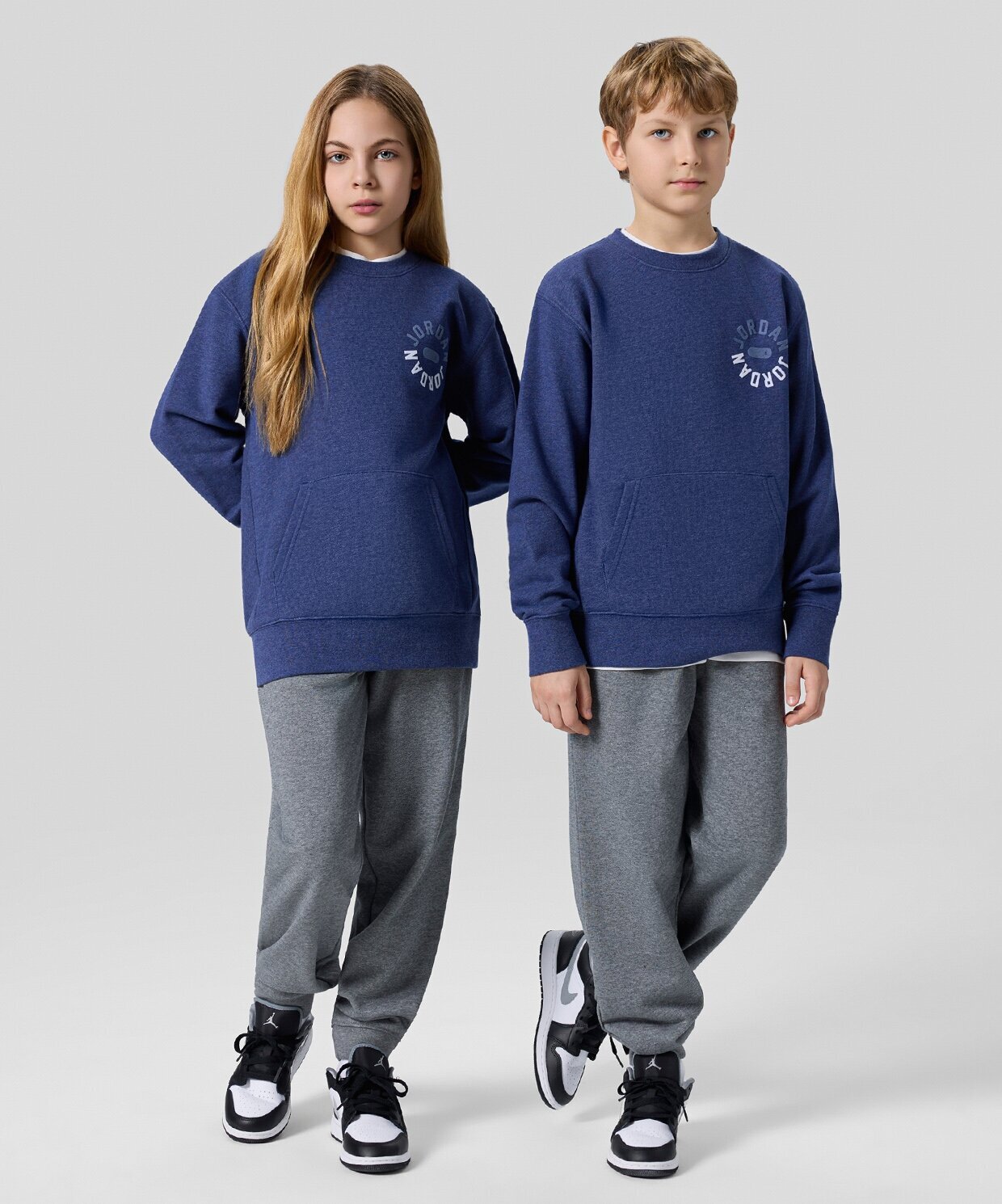 resm Jordan Flight Fleece Crew-Neck Sweatshirt