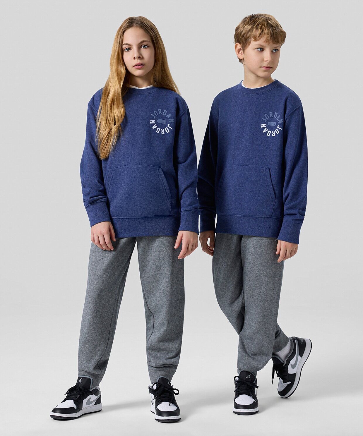 resm Jordan Flight Fleece Crew-Neck Sweatshirt