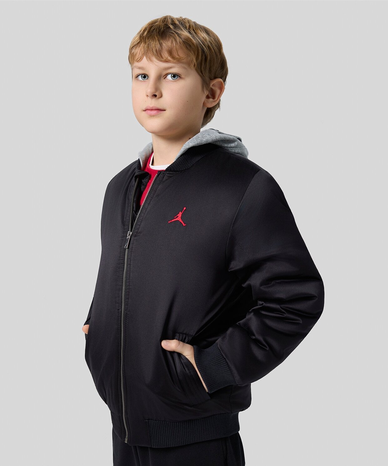 resm Jordan Big Logo Hooded Bomber