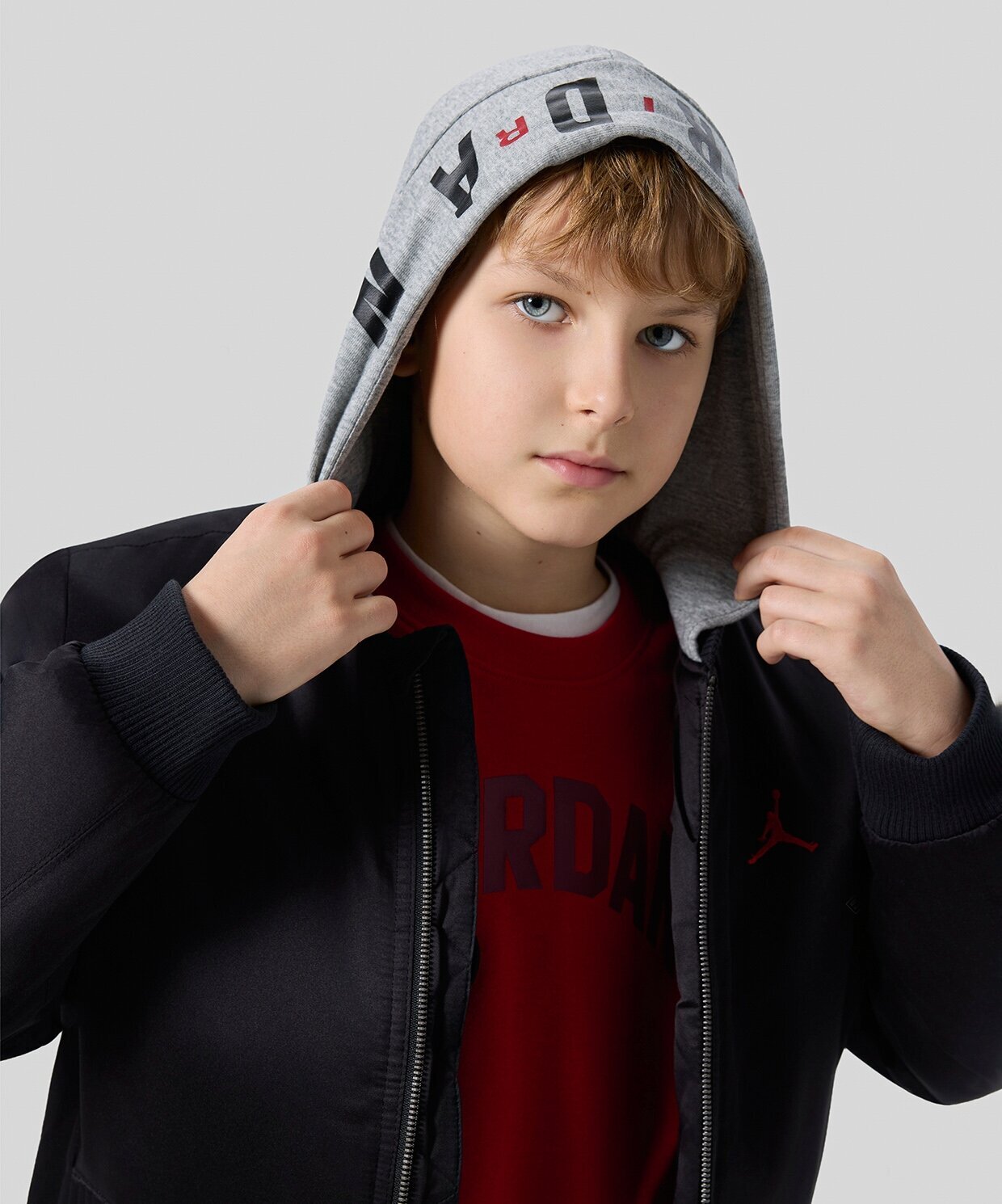 resm Jordan Big Logo Hooded Bomber