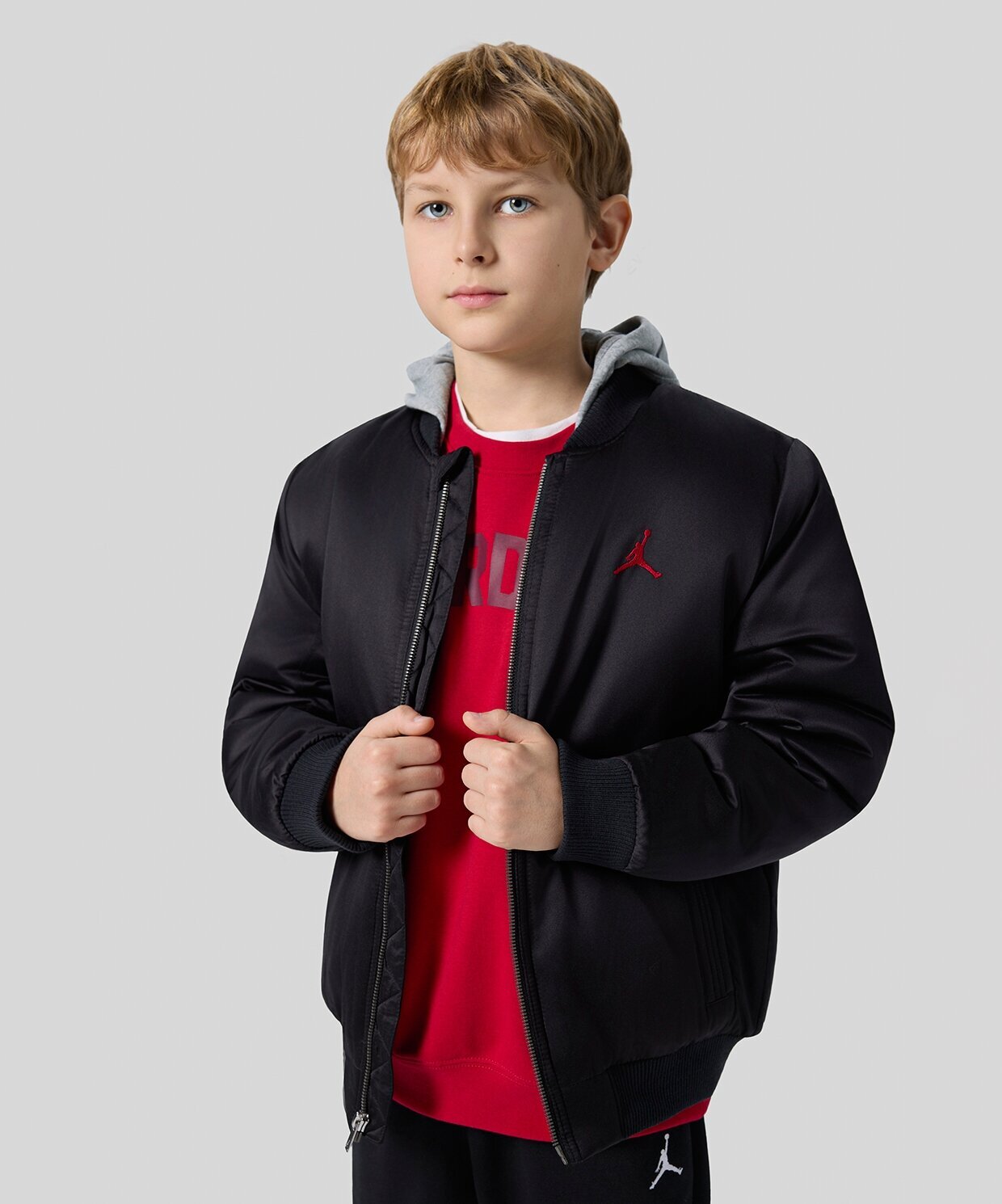 resm Jordan Big Logo Hooded Bomber