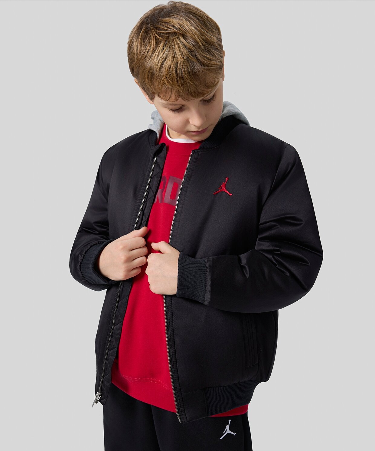 resm Jordan Big Logo Hooded Bomber