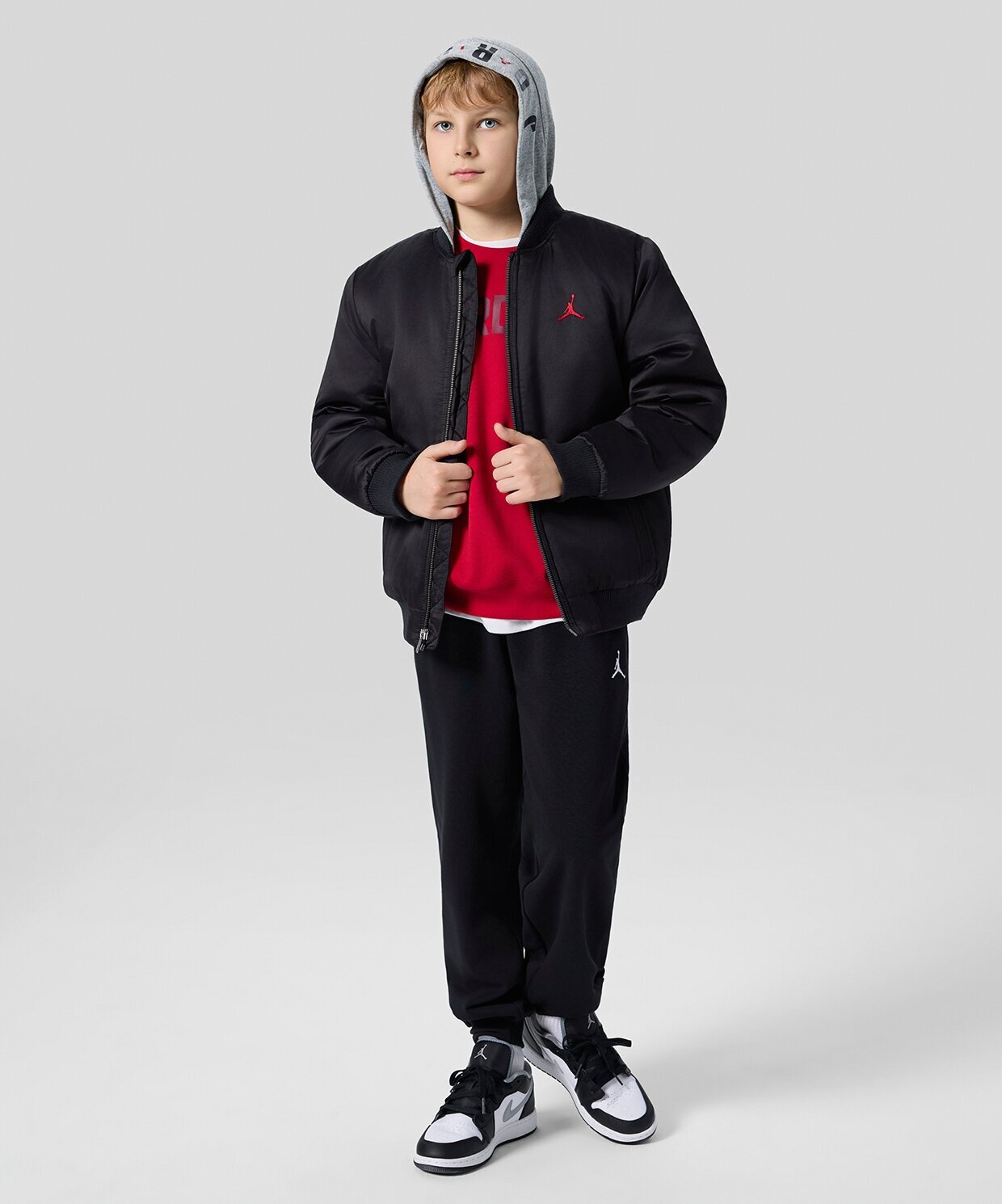 resm Jordan Big Logo Hooded Bomber