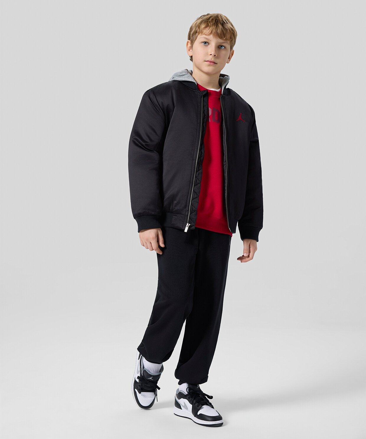 resm Jordan Big Logo Hooded Bomber