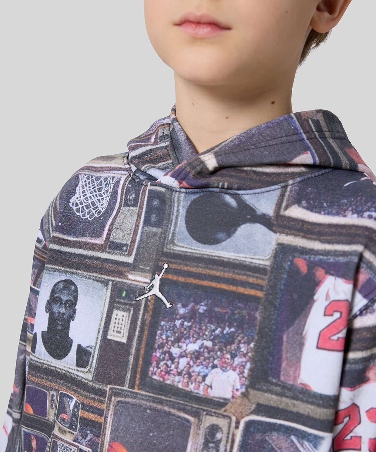 resm Jordan Brooklyn All-Over Print Fleece Pullover Hoodie