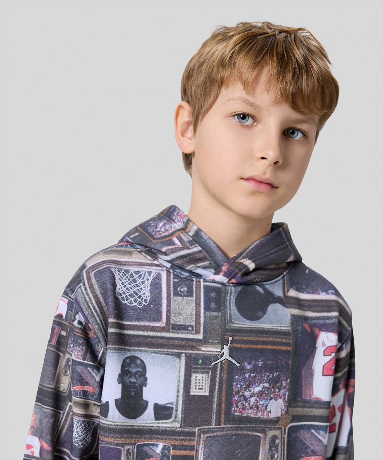 resm Jordan Brooklyn All-Over Print Fleece Pullover Hoodie