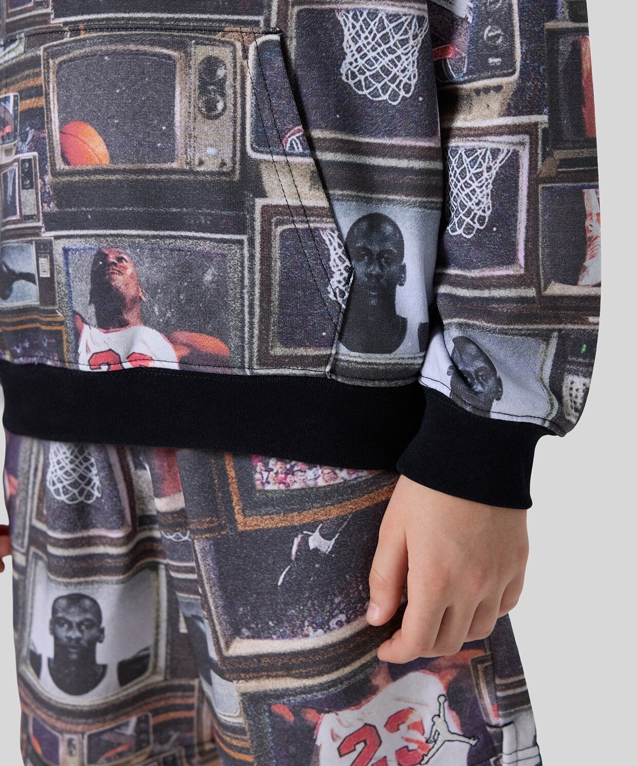 resm Jordan Brooklyn All-Over Print Fleece Pullover Hoodie