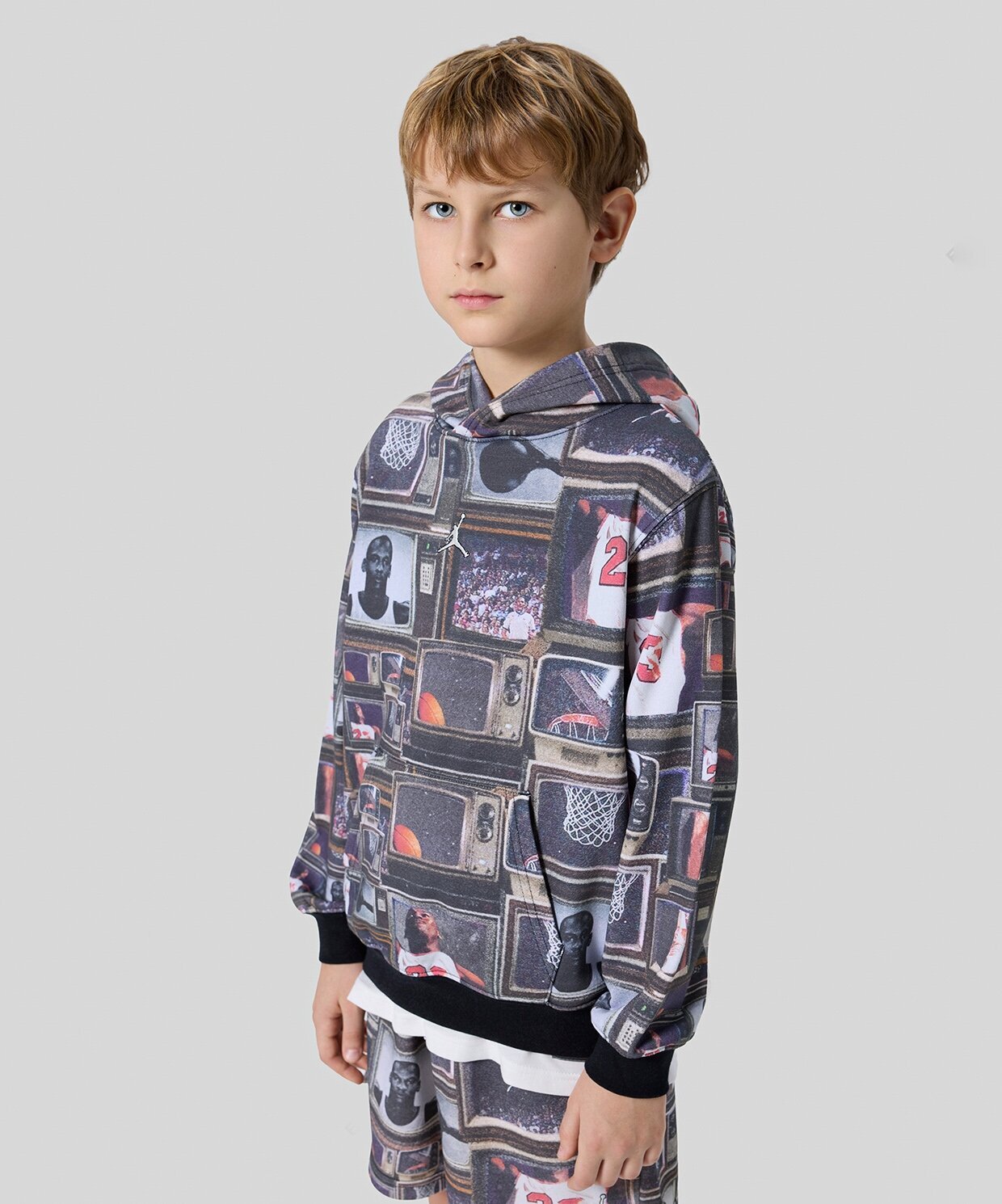 resm Jordan Brooklyn All-Over Print Fleece Pullover Hoodie