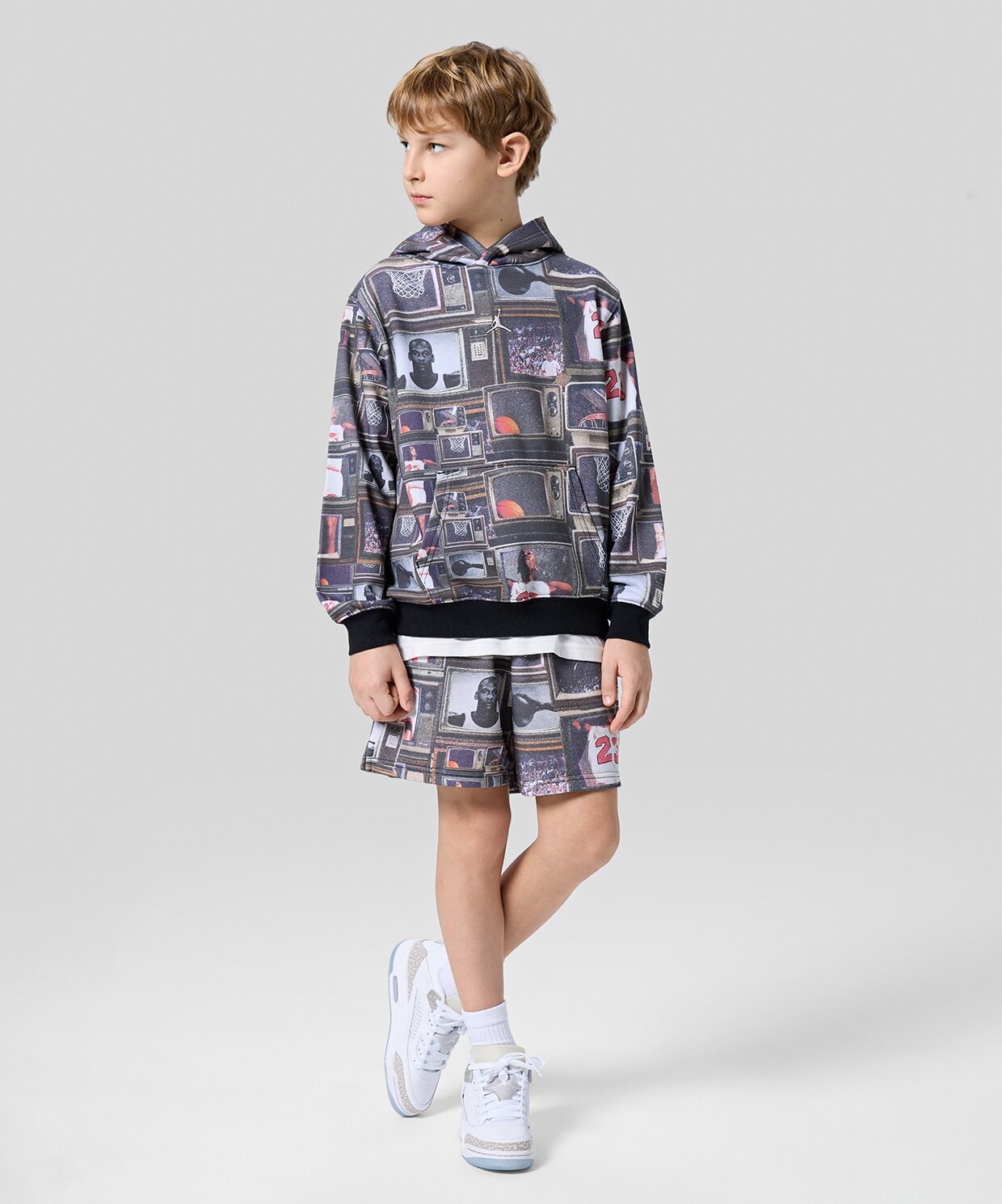 resm Jordan Brooklyn All-Over Print Fleece Pullover Hoodie