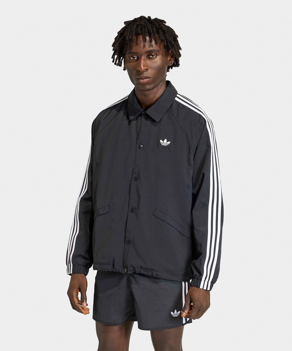 resm adidas 3-Stripes Coach Jacket