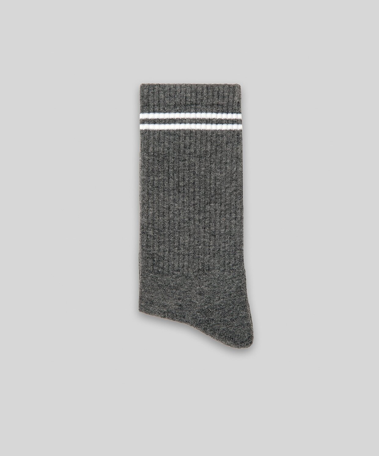 resm Monsieur Chaussette Çizgili Unicolor Havlu Çorap 3lü Paket