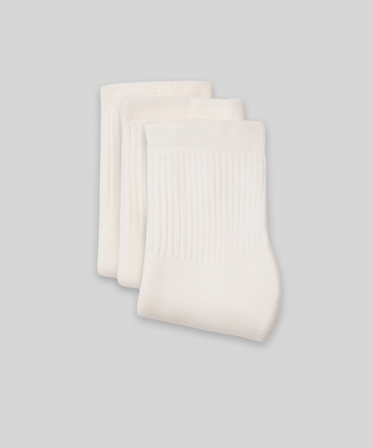 resm Monsieur Chaussette Unicolor Half Çorap 3lü Paket