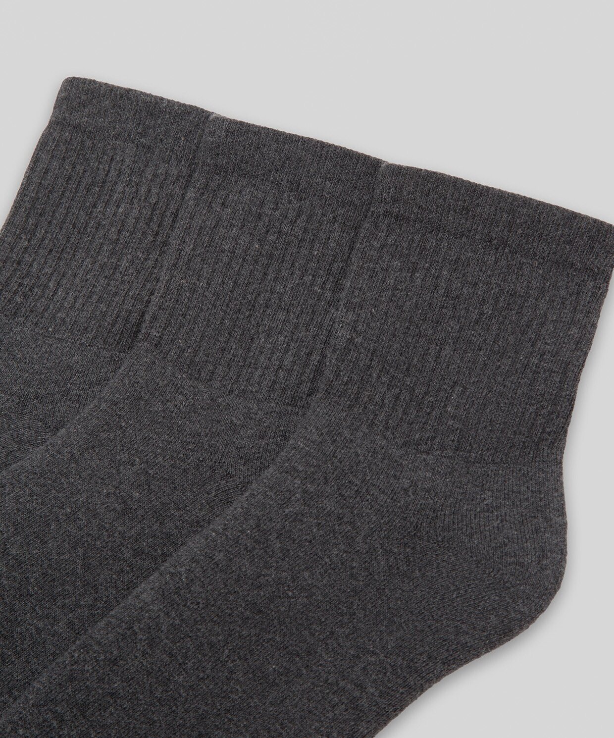 resm Monsieur Chaussette Unicolor Half Çorap 3lü Paket