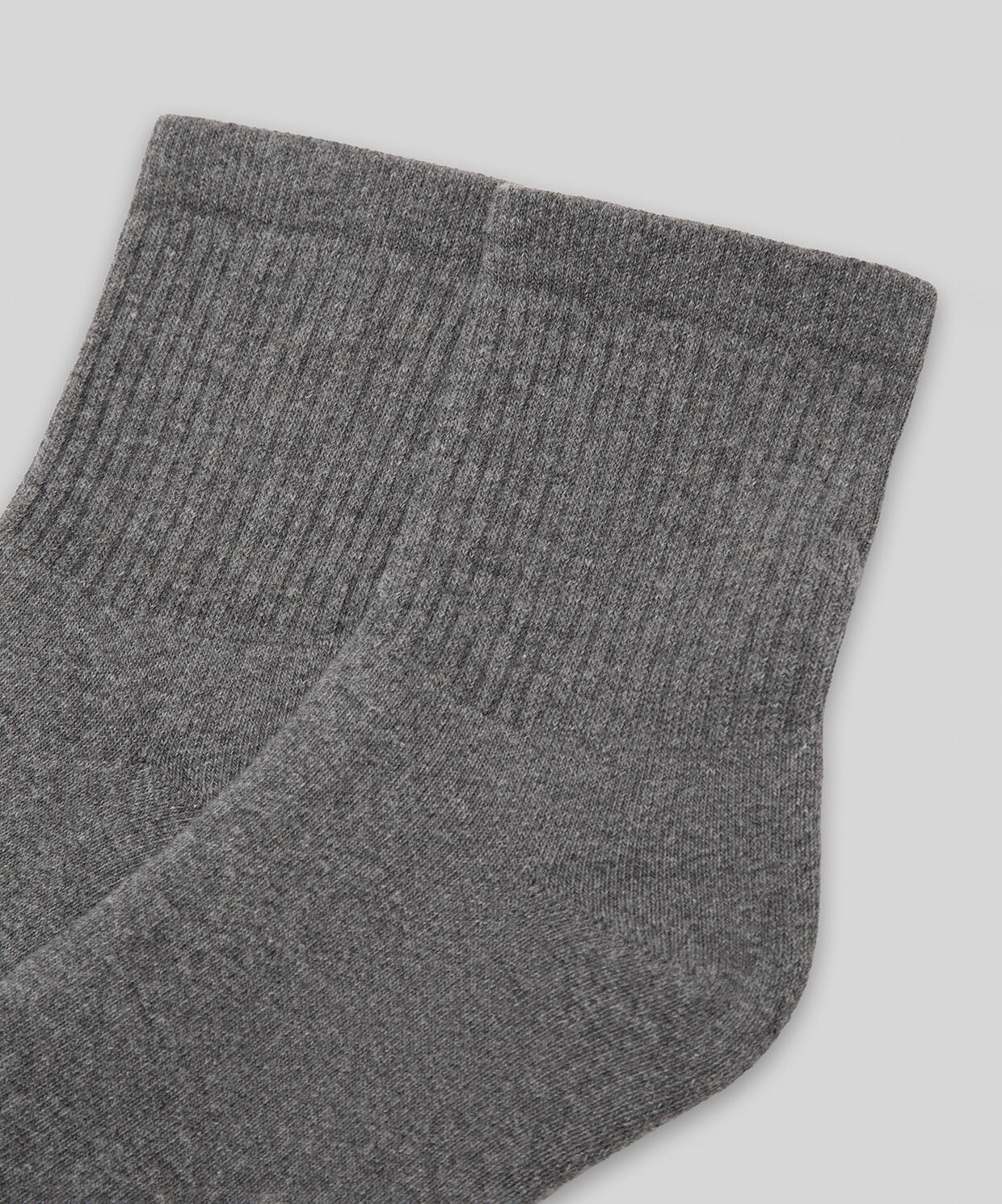 resm Monsieur Chaussette Unicolor Half Havlu Çorap 2li Paket