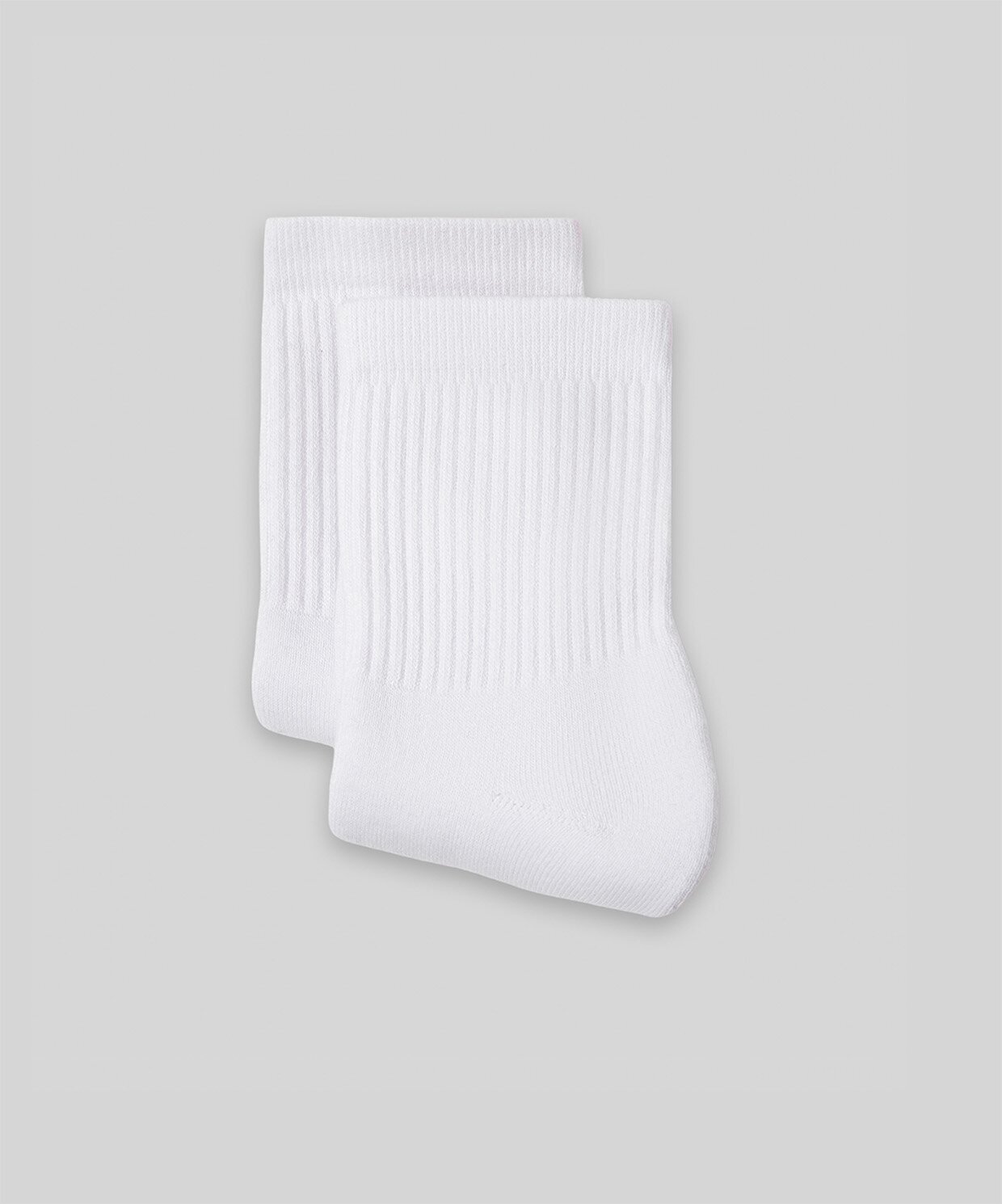 resm Monsieur Chaussette Unicolor Half Havlu Çorap 2li Paket