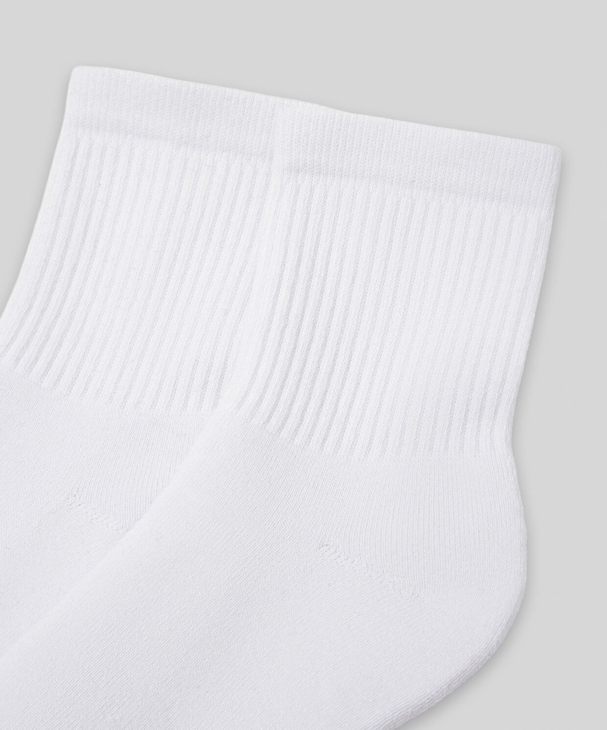 resm Monsieur Chaussette Unicolor Half Havlu Çorap 2li Paket