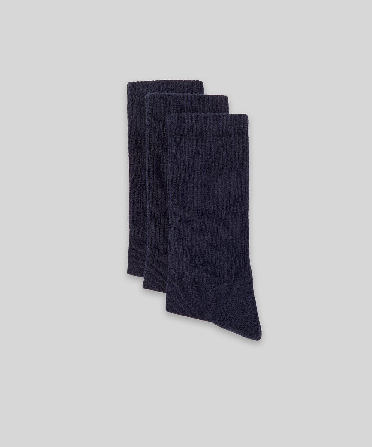 resm Monsieur Chaussette Unicolor Havlu Çorap 3lü Paket