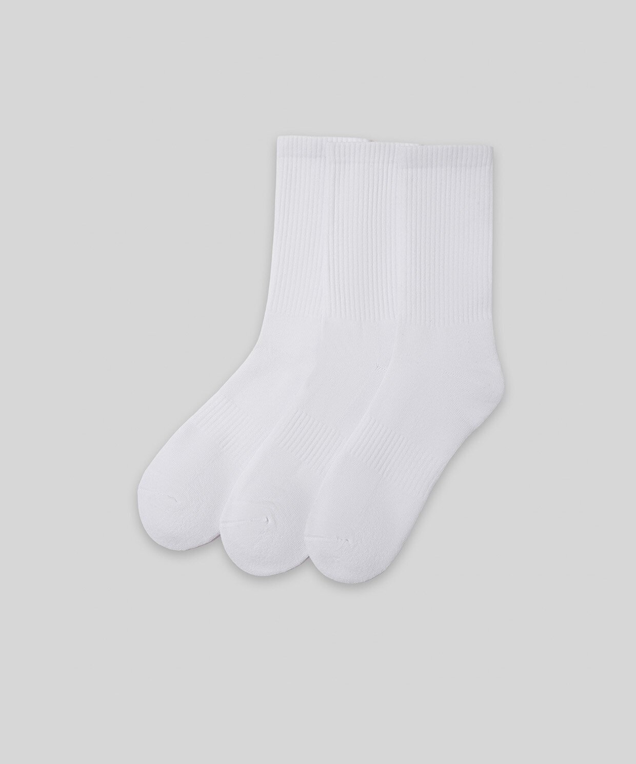 resm Monsieur Chaussette Unicolor Havlu Çorap 3lü Paket
