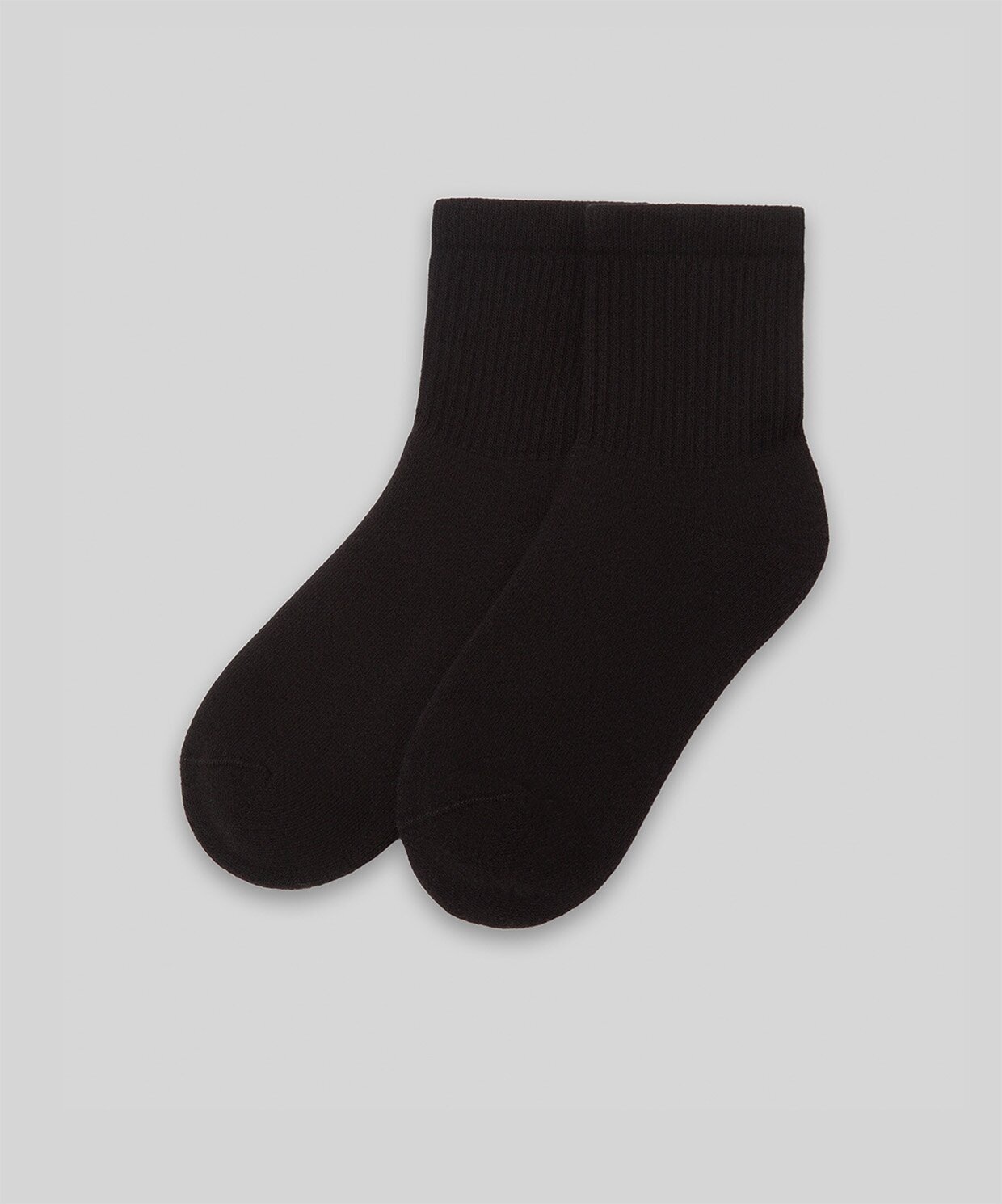 resm Monsieur Chaussette Unicolor Half Havlu Çorap 2li Paket