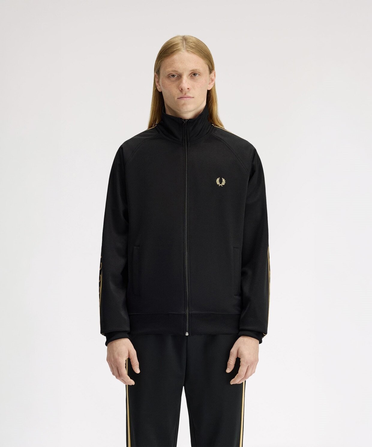 Fred Perry Contrast Tape Track Jacket