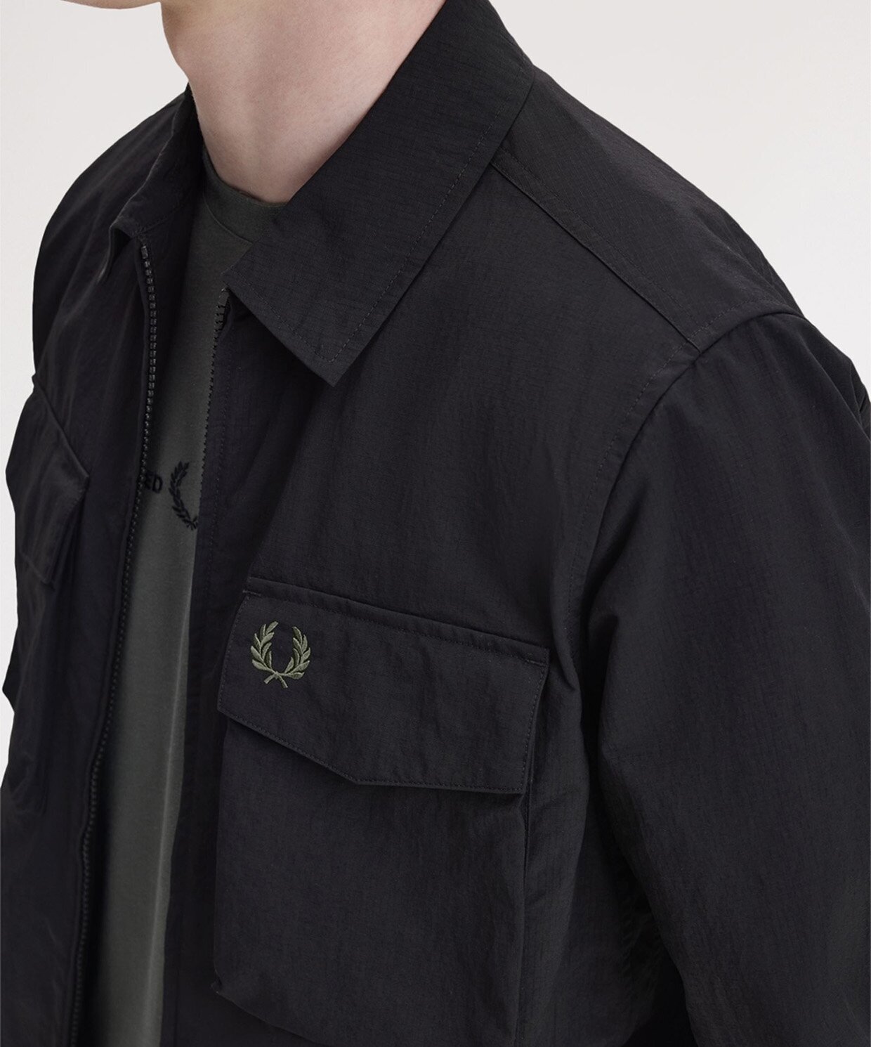 resm Fred Perry Ripstop Pocket Overshirt