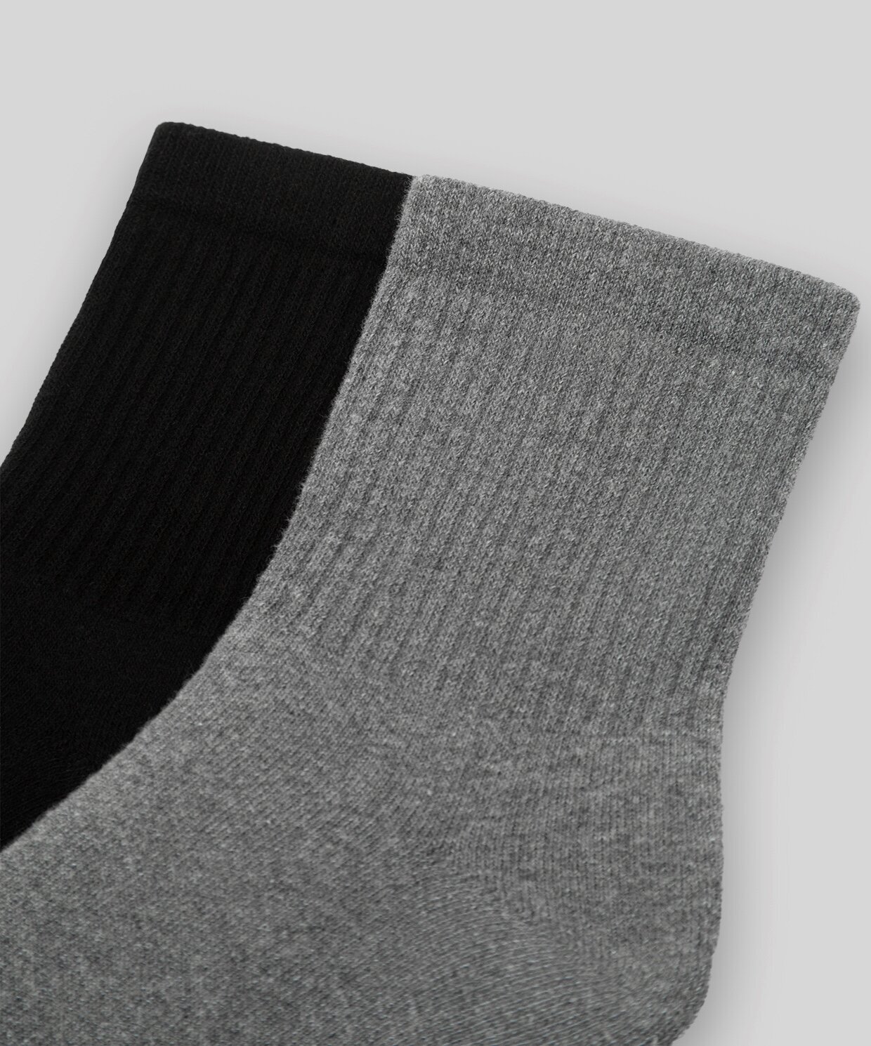 resm Monsieur Chaussette Unicolor Half Havlu Çorap 2li Paket